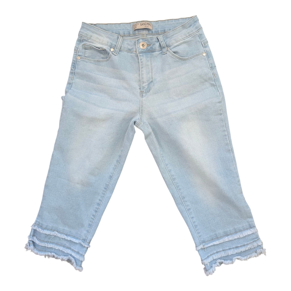 Light Blue Cropped Women's Jeans